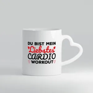 Romantischer Spruch | Liebe Tasse | Pärchen Humor - Herzhenkel Tasse - Kaffeetasse / Geschenk / Familie