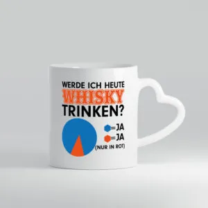 Whisky Tasse | Whisky Trinker | Männer Spruch | Humor - Herzhenkel Tasse - Kaffeetasse / Geschenk / Familie