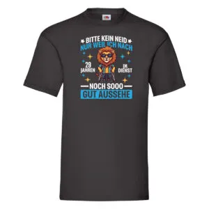 29 Jahre im Dienst | Arbeitsjubiläum | Arbeit T-Shirt Schwarz