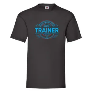 100 % Sicher: Trainer | Verein | Sport T-Shirt Schwarz