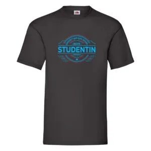 100 % Sicher: Studentin | Uni | Studium | Universität T-Shirt Schwarz