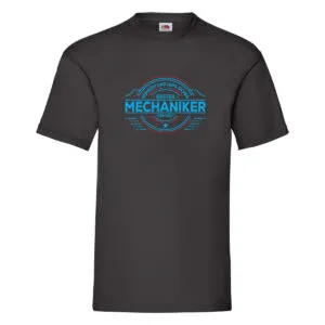 100 % Sicher: Mechaniker | KFZ | Werkstatt T-Shirt Schwarz