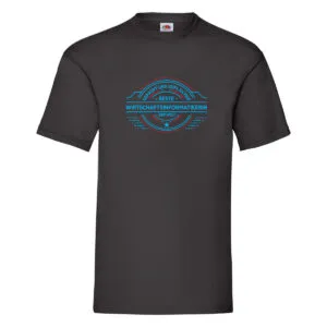 100 % Sicher: Wirtschaftsinformatikerin | Informatikin T-Shirt Schwarz