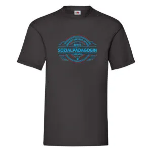 100 % Sicher: Sozialpädagogin | Humor | Pädagogin T-Shirt Schwarz