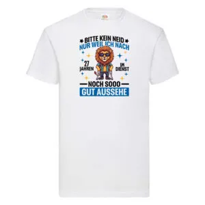 27 Jahre im Dienst | Arbeitsjubiläum | Arbeit T-Shirt Weiß
