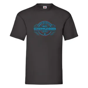 100 % Sicher: Schwimmlehrerin | schwimmen | Lehrer T-Shirt Schwarz