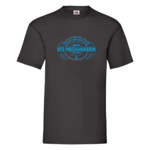 100 % Sicher: KFZ-Mechanikerin | Mechaniker | KFZ T-Shirt Schwarz