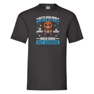 23 Jahre im Dienst | Arbeitsjubiläum | Arbeit v2 T-Shirt Schwarz