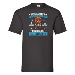 2 Jahre im Dienst | Arbeitsjubiläum | Arbeit v2 T-Shirt Schwarz