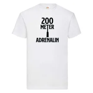 200 Meter Adrenalin v2 T-Shirt Weiß