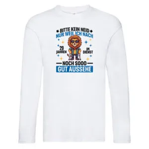 29 Jahre im Dienst | Arbeitsjubiläum | Arbeit Long Sleeve Weiß