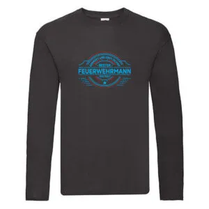 100 % Sicher: Feuerwehrmann | Feuerwehr Long Sleeve Schwarz