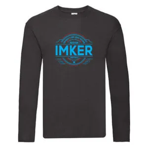 100 % Sicher: Imker | Imkerei Long Sleeve Schwarz