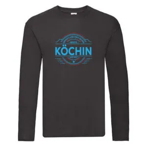 100 % Sicher: Köchin | Chefköchin | Chefkoch Long Sleeve Schwarz