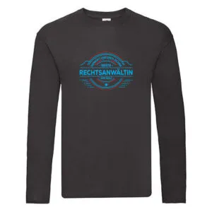 100 % Sicher: Rechtsanwältin | Jurstin | Anwältin Long Sleeve Schwarz