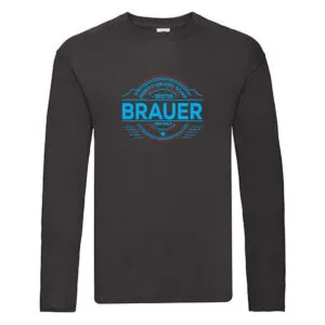 100 % Sicher: Brauer | Bier Brauer | Brauerei Long Sleeve Schwarz