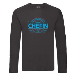 100 % Sicher: Chefin | Führungskraft | Vorgesetzte Long Sleeve Schwarz