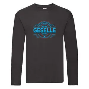 100 % Sicher: Geselle | Handwerker Long Sleeve Schwarz