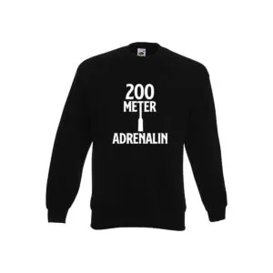 200 Meter Adrenalin Sweatshirt Schwarz