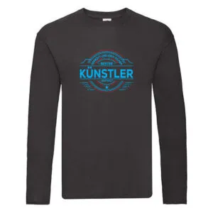 100 % Sicher: Künstler | Kunst Long Sleeve Schwarz
