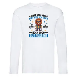 12 Jahre im Dienst | Arbeitsjubiläum | Arbeit Long Sleeve Weiß