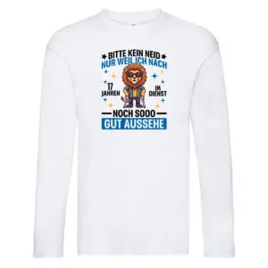 17 Jahre im Dienst | Arbeitsjubiläum | Arbeit Long Sleeve Weiß