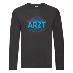 100 % Sicher: Arzt | Medizin | Doktor | Facharzt Long Sleeve Schwarz