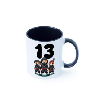 13. Geburtstag | 13 Jahre | Ninja Farbige Tasse - Kaffeetasse / Geschenk / Familie