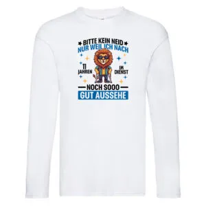 11 Jahre im Dienst | Arbeitsjubiläum | Arbeit Long Sleeve Weiß