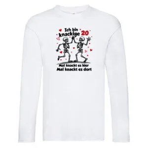 20. Geburtstag | Knackige 20 | Ich bin alt v2 Long Sleeve Weiß