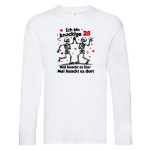 28. Geburtstag | Knackige 28 | Ich bin alt v2 Long Sleeve Weiß