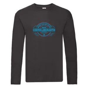 100 % Sicher: Chemielaborantin | Laborantin | Chemie Long Sleeve Schwarz