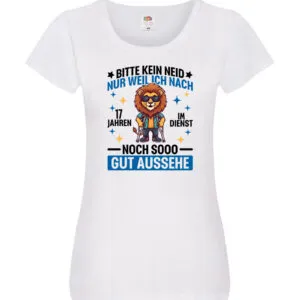 17 Jahre im Dienst | Arbeitsjubiläum | Arbeit Damen Shirt Weiß