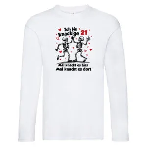 21. Geburtstag | Knackige 21 | Ich bin alt v2 Long Sleeve Weiß