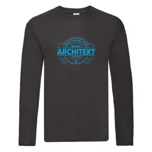 100 % Sicher: Architekt | Architektur Büro Long Sleeve Schwarz
