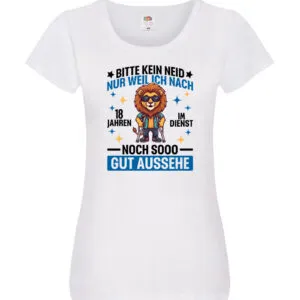 18 Jahre im Dienst | Arbeitsjubiläum | Arbeit Damen Shirt Weiß