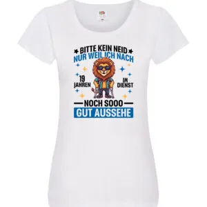 19 Jahre im Dienst | Arbeitsjubiläum | Arbeit Damen Shirt Weiß