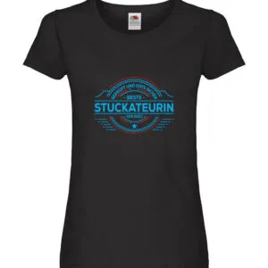 100 % Sicher: Stuckateurin | Innenausbau Damen Shirt Schwarz