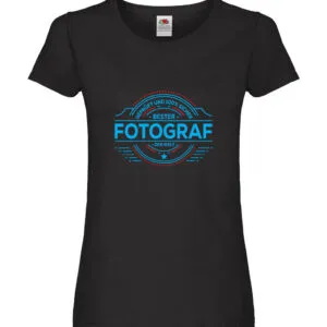 100 % Sicher: Fotograf | Fotografie | Kamera Damen Shirt Schwarz