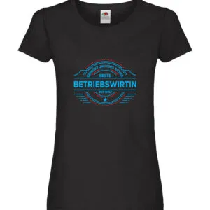 100 % Sicher: Betriebswirtin | Betriebswirtschaft Damen Shirt Schwarz