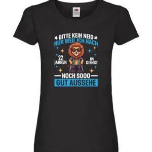 22 Jahre im Dienst | Arbeitsjubiläum | Arbeit Damen Shirt Schwarz