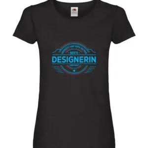 100 % Sicher: Designerin | Mode Damen Shirt Schwarz