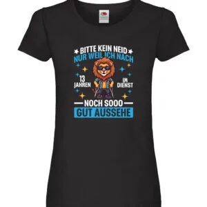 13 Jahre im Dienst | Arbeitsjubiläum | Arbeit Damen Shirt Schwarz