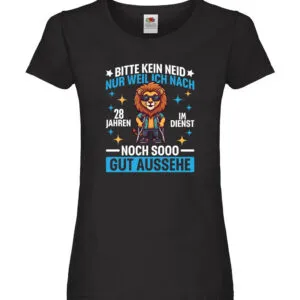 28 Jahre im Dienst | Arbeitsjubiläum | Arbeit Damen Shirt Schwarz