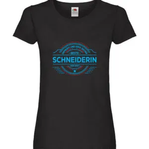 100 % Sicher: Schneiderin | Beruf Schneiderei Damen Shirt Schwarz