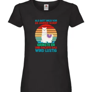 23. Geburtstag | 23 Jahre | Gut Schuf mich | Lama Damen Shirt Schwarz