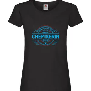 100 % Sicher: Chemikerin | Chemie | Labor Damen Shirt Schwarz