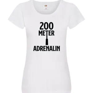 200 Meter Adrenalin v2 Damen Shirt Weiß