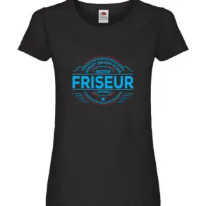 100 % Sicher: Friseur | Frisör Damen Shirt Schwarz
