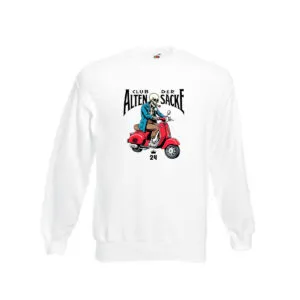 24. Geburtstag | 24 Jahre | Club der alten Säcke Sweatshirt Weiß